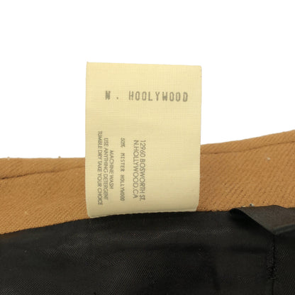 N.Hoolywood エヌハリウッド ブラウン ウール 切り替えラペル チェスターコート ジャケット