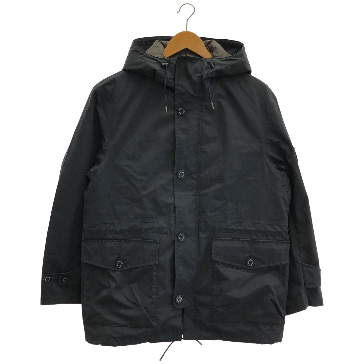 MACKINTOSH LONDON マッキントッシュロンドン G1F18-810-28 ネイビー パーテックスアンリミテッドフーデッドミリタリーブルゾン ジャケット