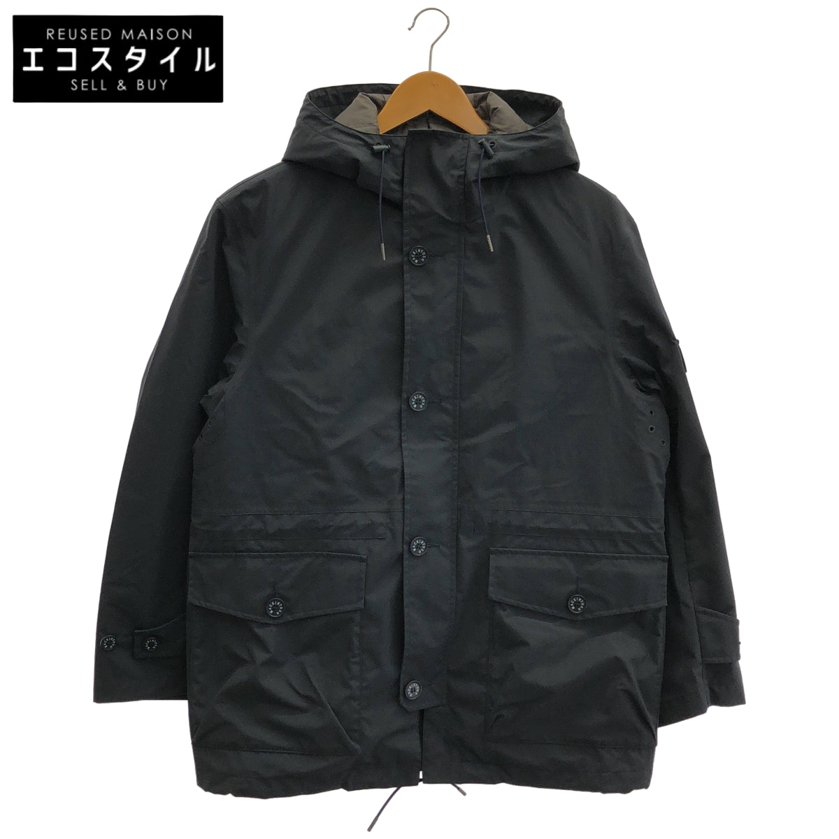 MACKINTOSH LONDON マッキントッシュロンドン G1F18-810-28 ネイビー パーテックスアンリミテッドフーデッドミリタリーブルゾン ジャケット