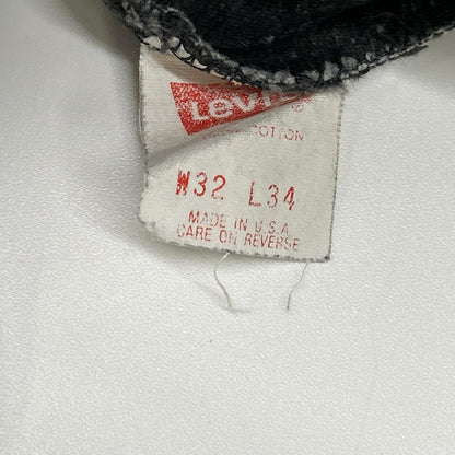 LEVI'S リーバイス 90's サルファブラック 黒タブ 505ジップフライデニムパンツ ボトムス