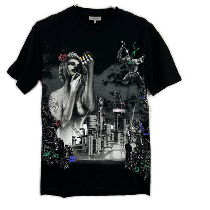 LANVIN Black The Refinery Crew-Neck Short-Sleeve T-Shirt Tops