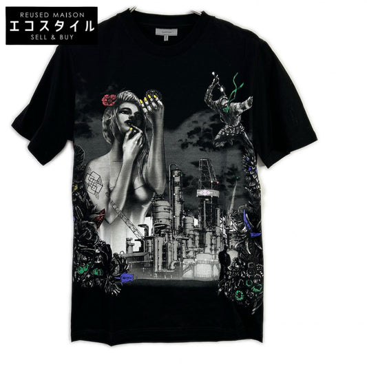 LANVIN ランバン ブラック The Refinery クルーネック ショートスリーブカットソー トップス
