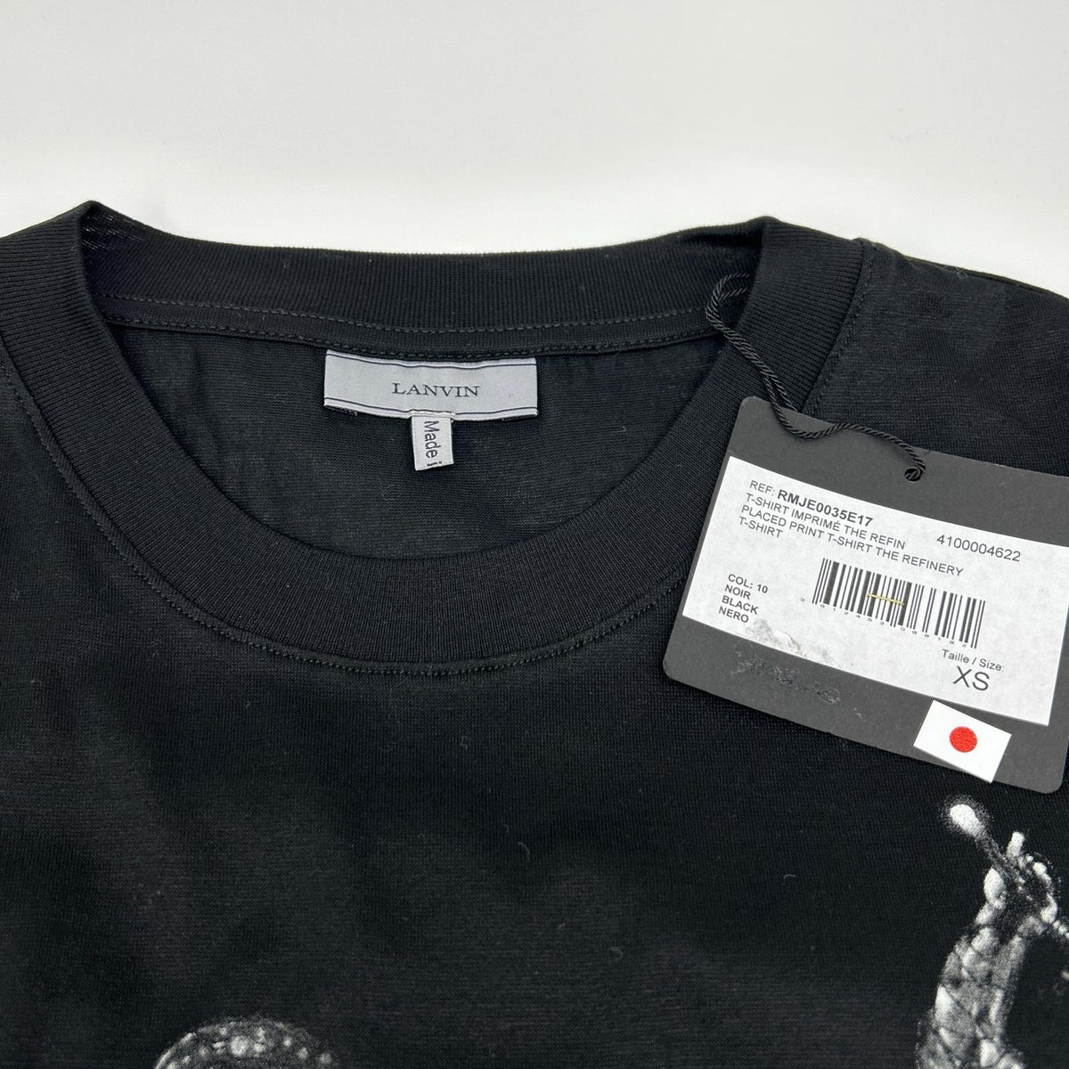 LANVIN Black The Refinery Crew-Neck Short-Sleeve T-Shirt Tops
