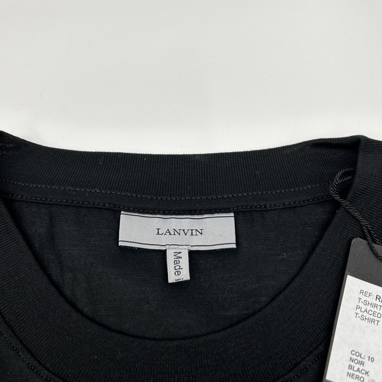 LANVIN Black The Refinery Crew-Neck Short-Sleeve T-Shirt Tops