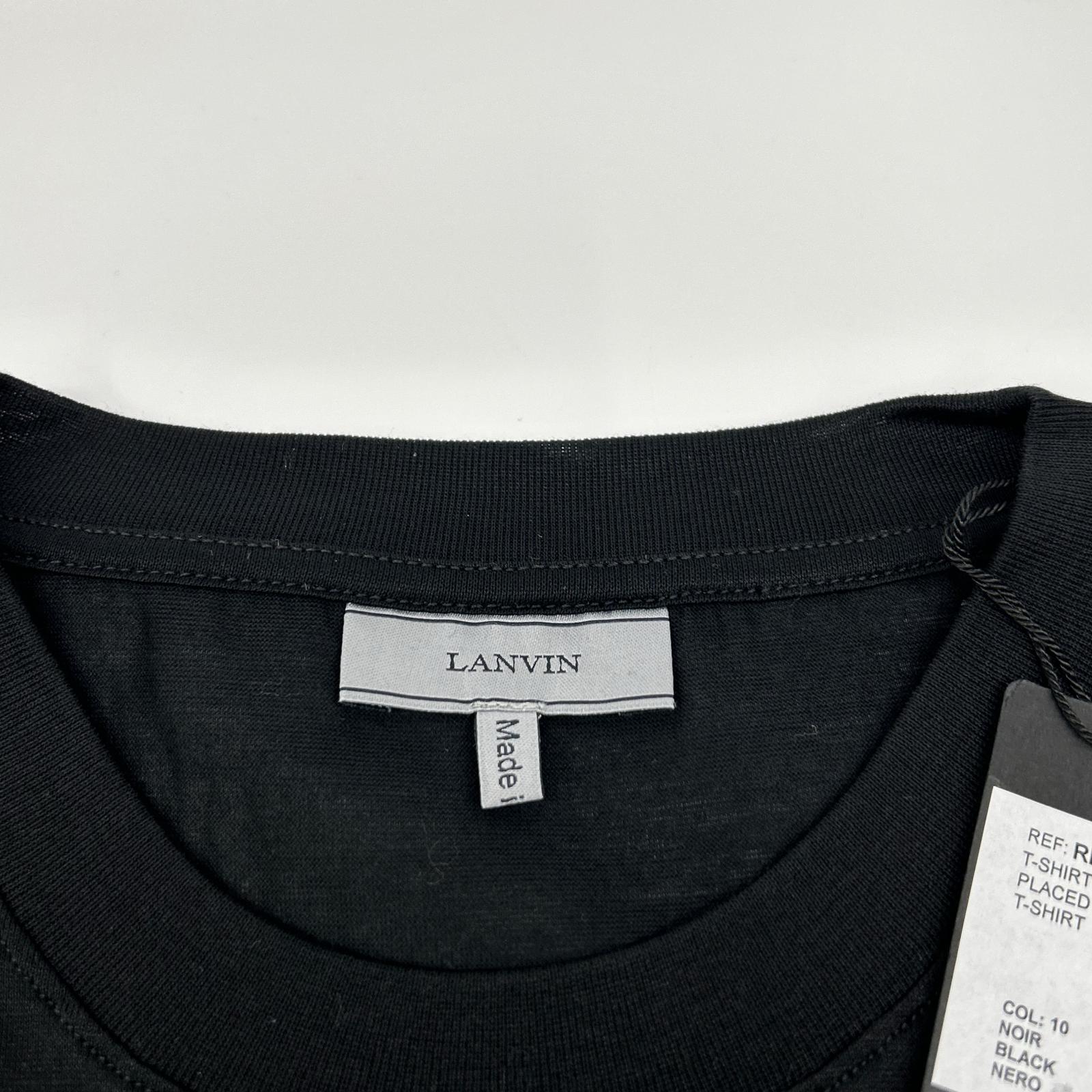 LANVIN Black The Refinery Crew-Neck Short-Sleeve T-Shirt Tops