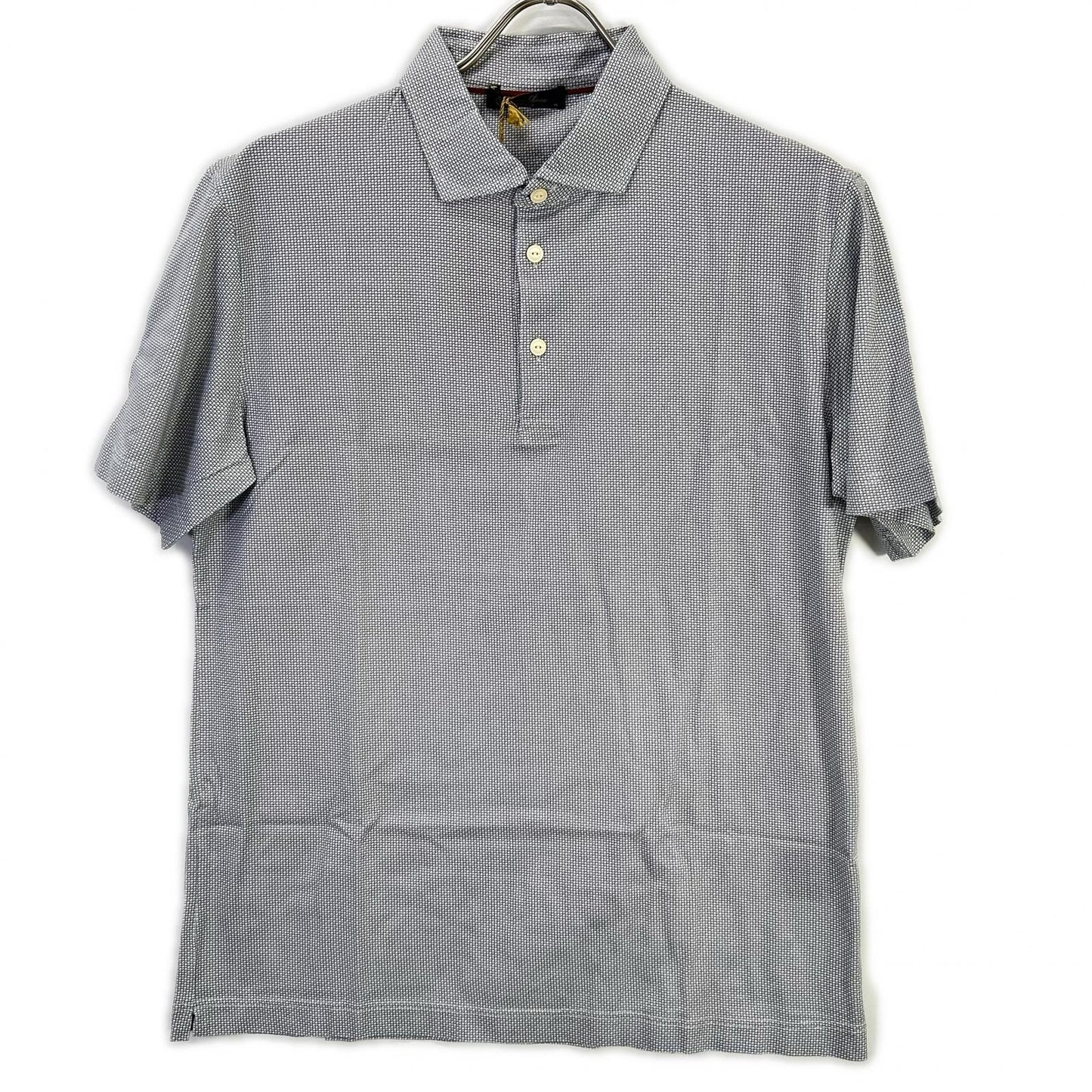 Loro Piana ロロピアーナ MAA9355 ホワイト サークルデザイン ショートスリーブ ポロシャツ トップス