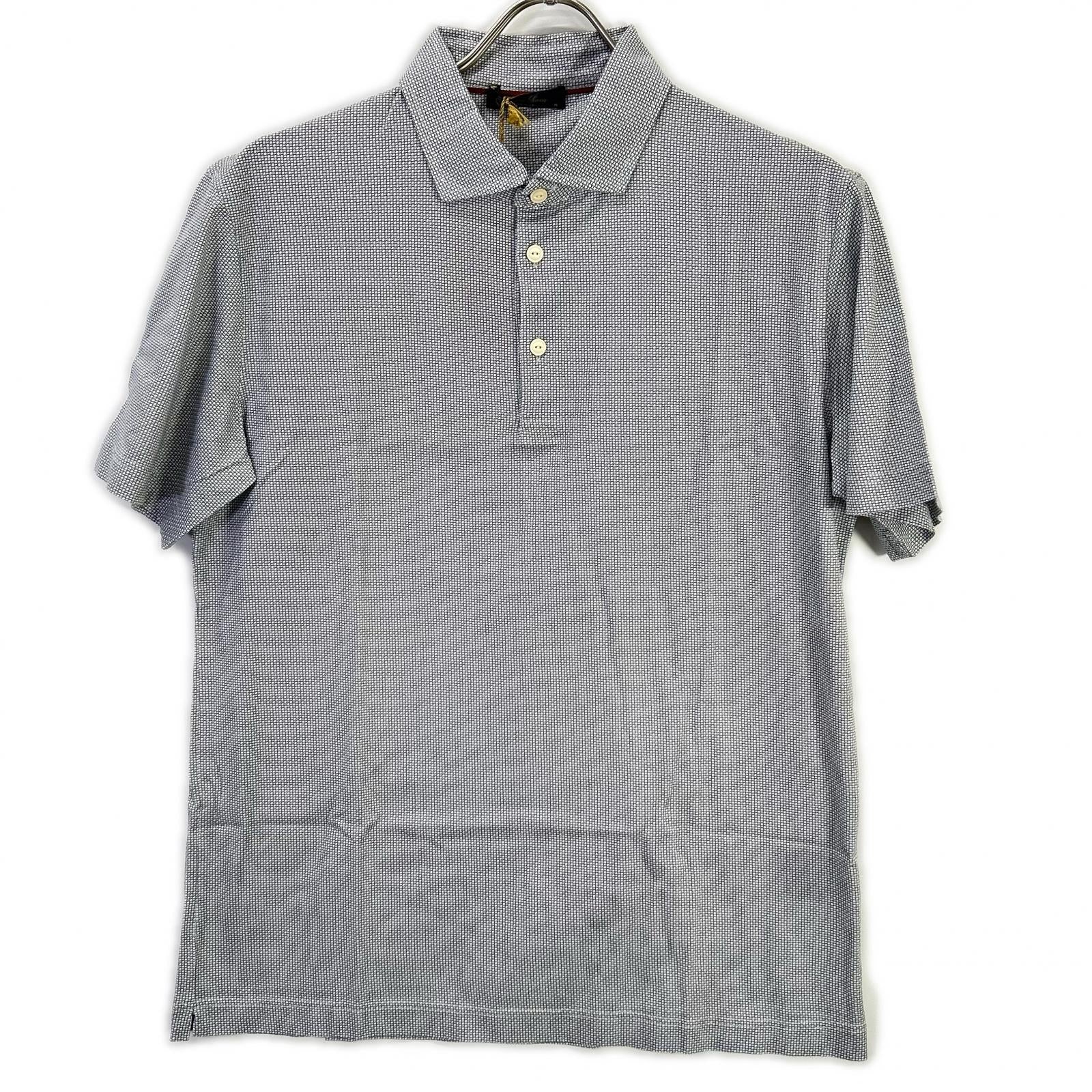 Loro Piana ロロピアーナ MAA9355 ホワイト サークルデザイン ショートスリーブ ポロシャツ トップス