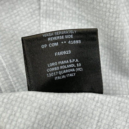 Loro Piana ロロピアーナ MAA9355 ホワイト サークルデザイン ショートスリーブ ポロシャツ トップス