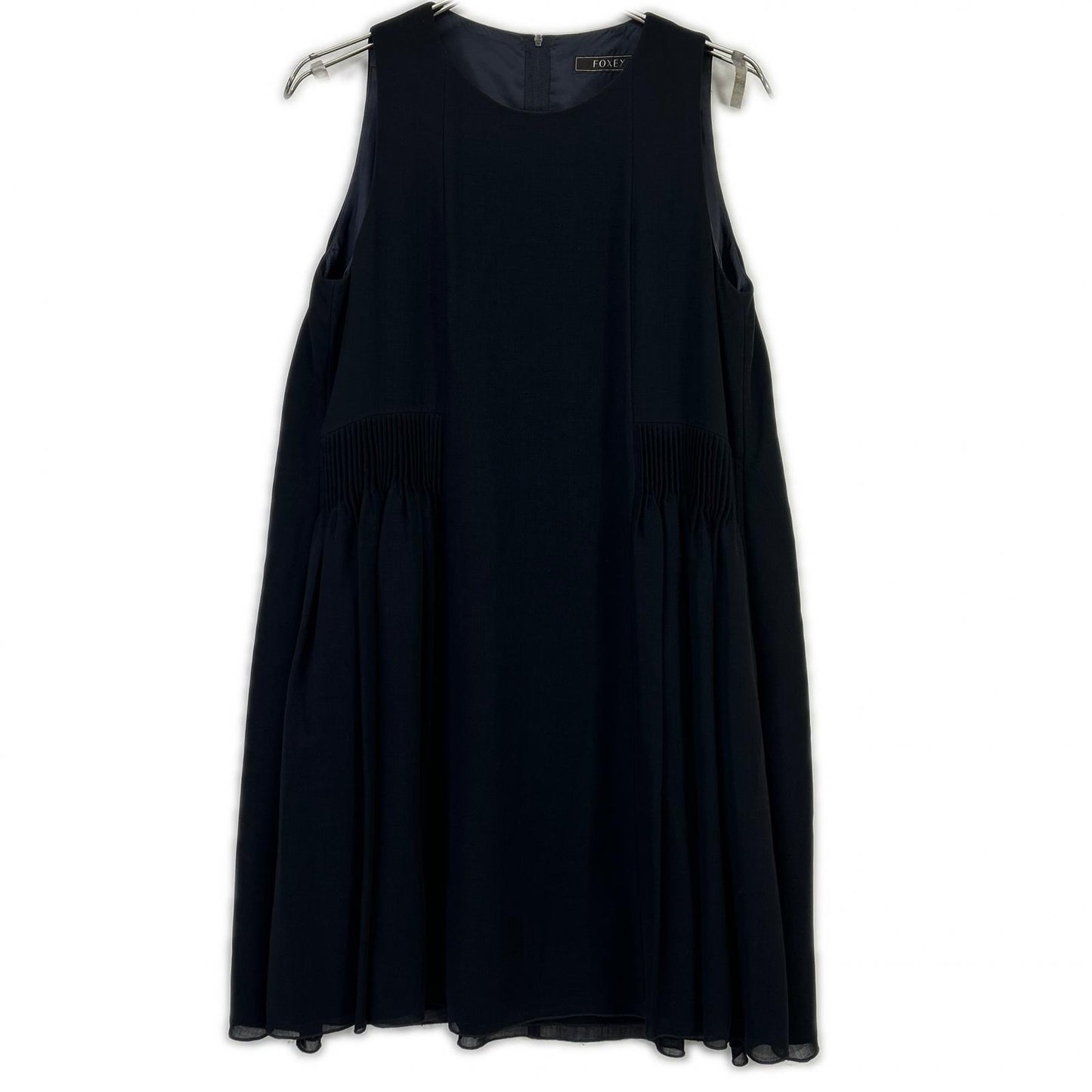 FOXEY フォクシー 36786 ブラック ウール リズム ドレスワンピース ワンピース