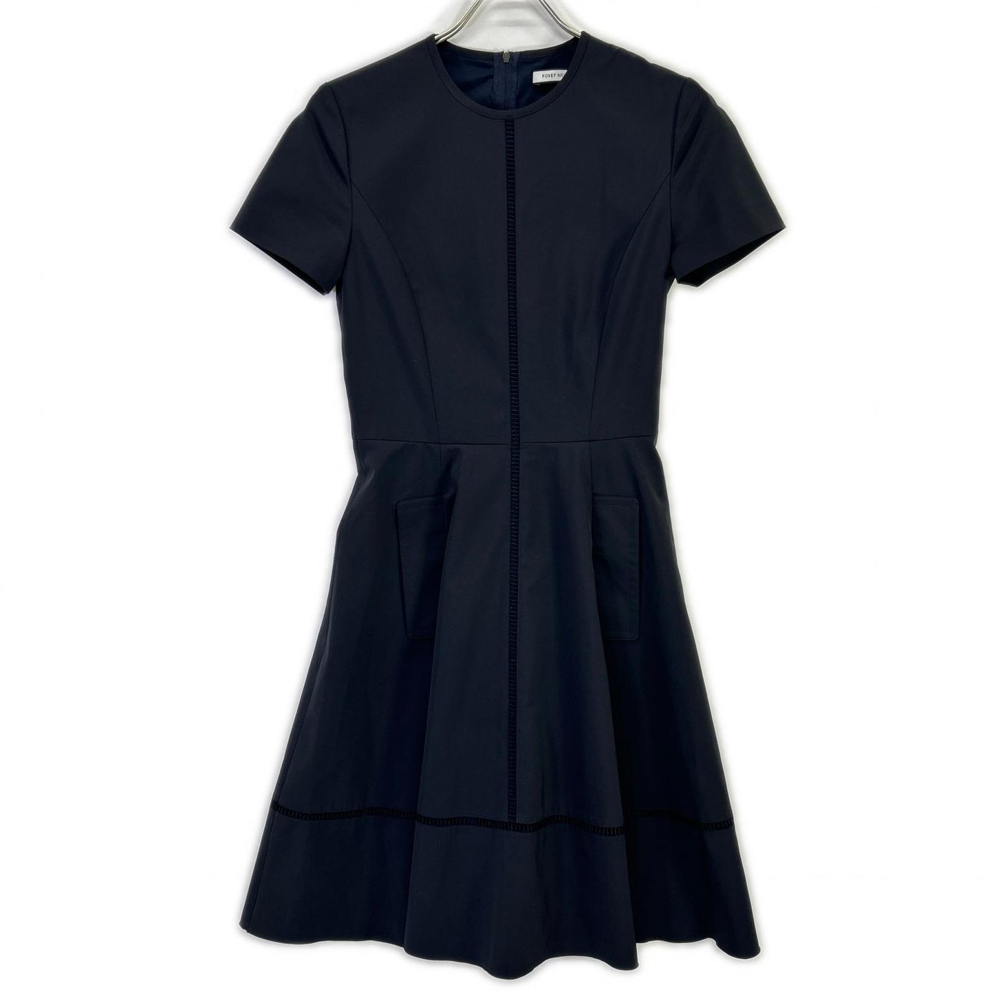 FOXEY NEW YORK フォクシーニューヨーク 34810 ブラック Fagotting Fit and Fleur Dress ワンピース