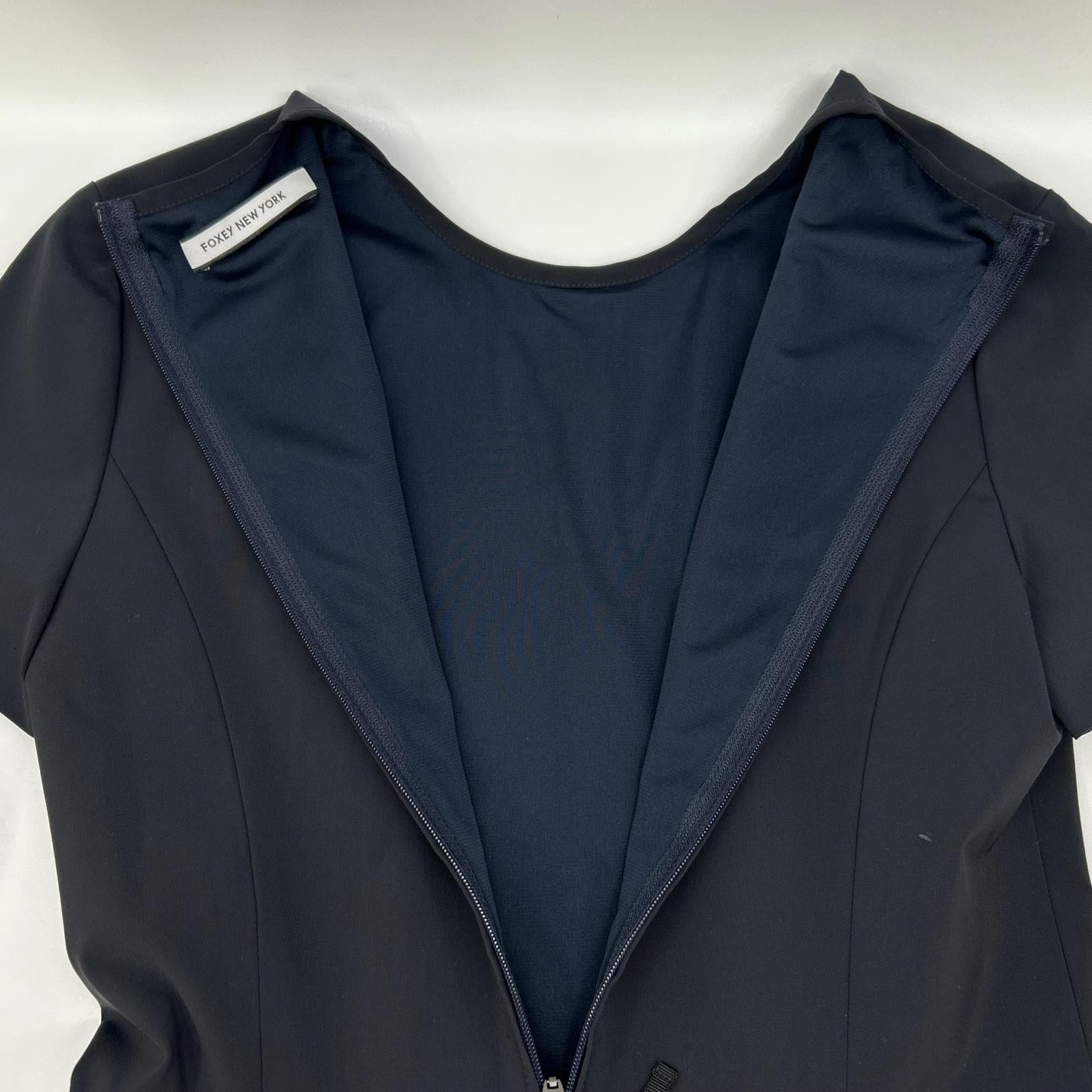 FOXEY NEW YORK フォクシーニューヨーク 34810 ブラック Fagotting Fit and Fleur Dress ワンピース