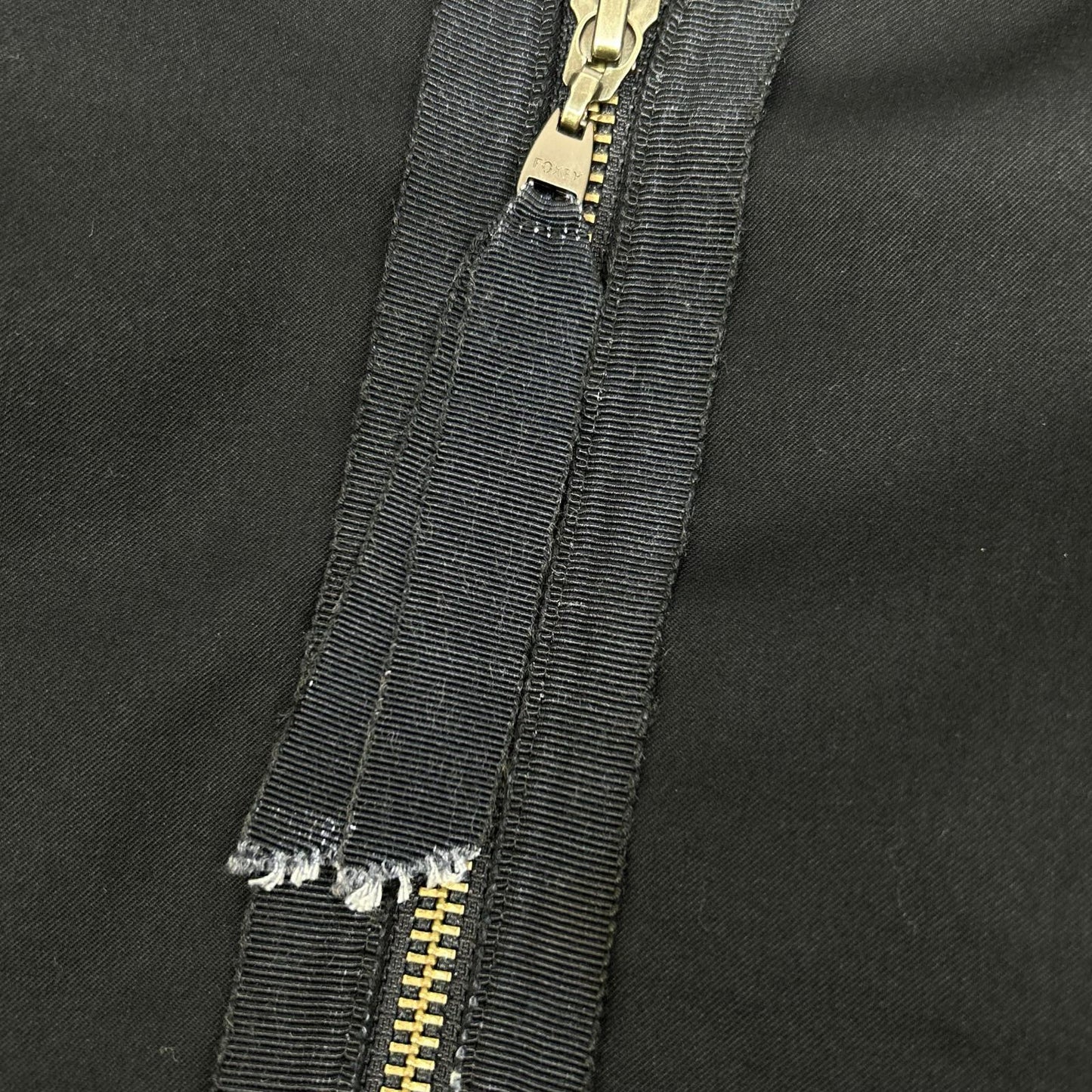 FOXEY NEW YORK フォクシーニューヨーク 33727 ブラック レーヨン混 タキシードコクーンコート コート