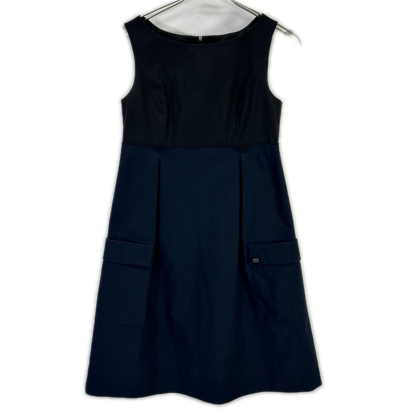 FOXEY NEW YORK フォクシーニューヨーク 35606 バイカラー ドレス ワンピース