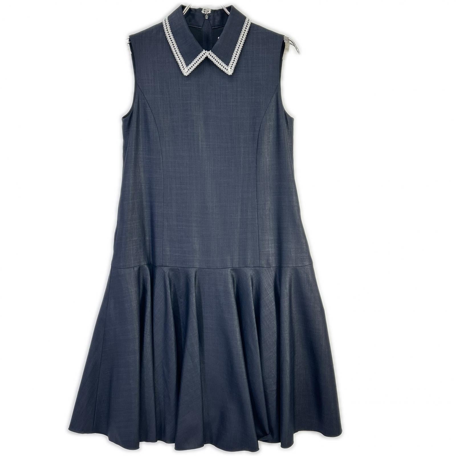 FOXEY NEW YORK フォクシーニューヨーク 42738 ブラック リーブルドレス フレアワンピース ワンピース