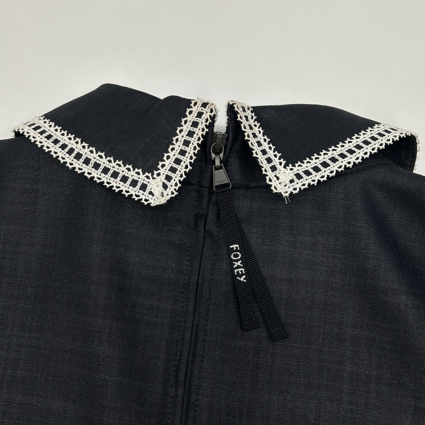 FOXEY NEW YORK フォクシーニューヨーク 42738 ブラック リーブルドレス フレアワンピース ワンピース