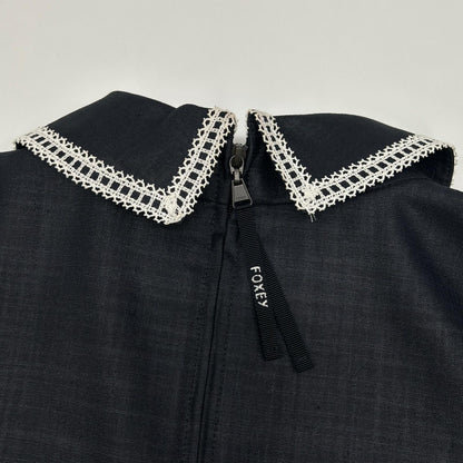 FOXEY NEW YORK フォクシーニューヨーク 42738 ブラック リーブルドレス フレアワンピース ワンピース
