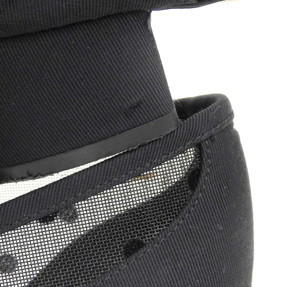 Salvatore Ferragamo Sheer Polka-Dot×Vara Ribbon Pumps Shoes Women's Black 5 1/2 D Shoes