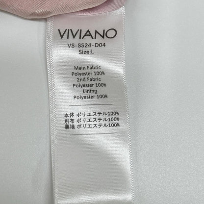 VIVIANO ヴィヴィアーノ 24SS VS-SS24-D04 ピンク アンスリウム柄 ティアードワンピース ワンピース