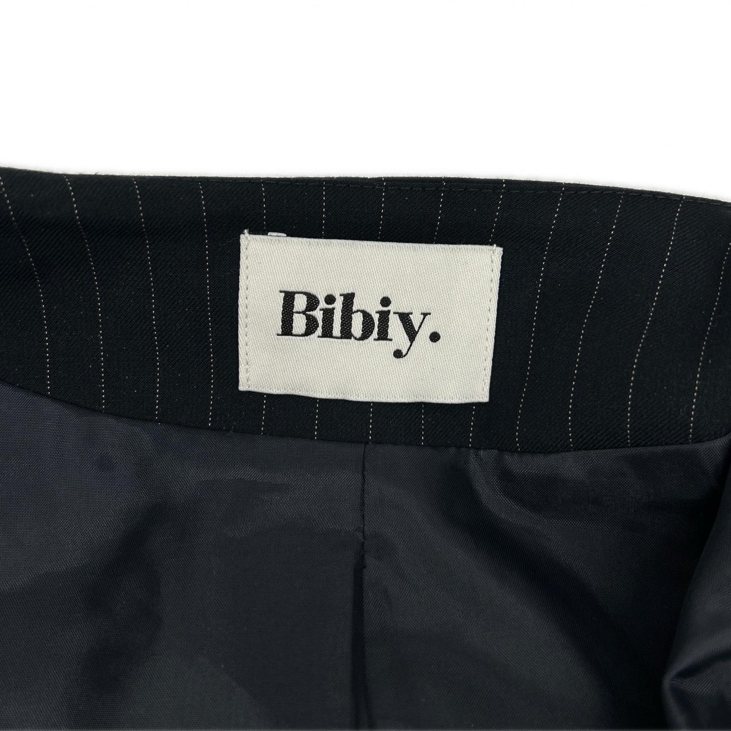 Bibiy ビビィ ネイビー ピンストライプ BIBIY DONNA RIBBON VEST ジャケット