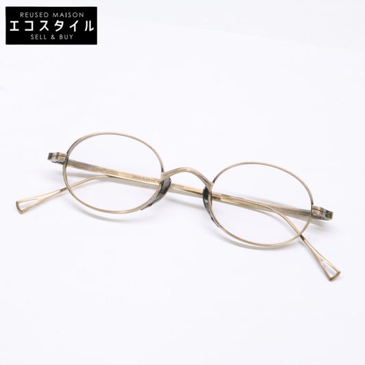 KameManNen 【Excellent condition】KMN9918 AG TITANIUM oval-shaped eyewear