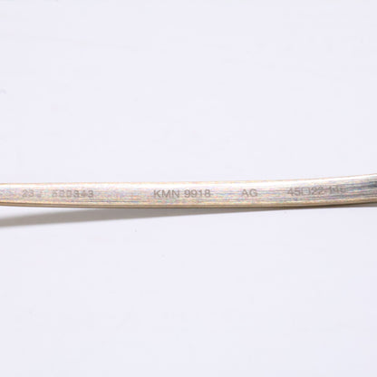 KameManNen カメマンネン 【美品】KMN9918 AG TITANIUM オーバルシェイプ アイウェア 眼鏡