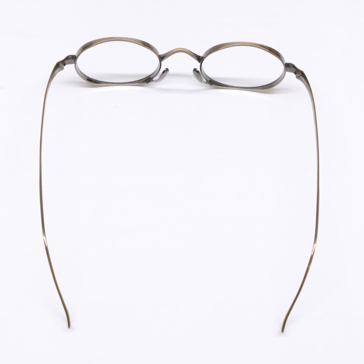 KameManNen カメマンネン 【美品】KMN9918 AG TITANIUM オーバルシェイプ アイウェア 眼鏡