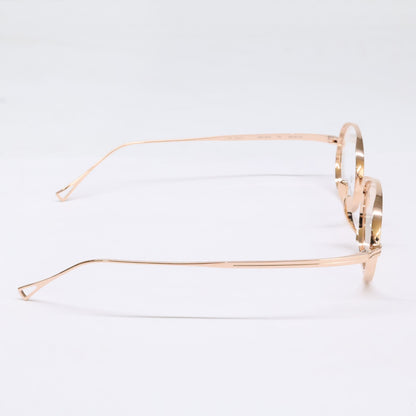 KameManNen カメマンネン 【美品】KMN9918 チタン オーバルシェイプ 眼鏡