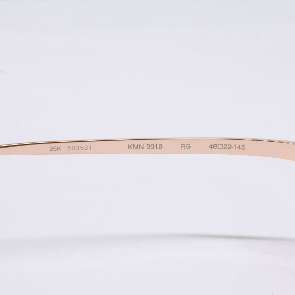 KameManNen カメマンネン 【美品】KMN9918 チタン オーバルシェイプ 眼鏡