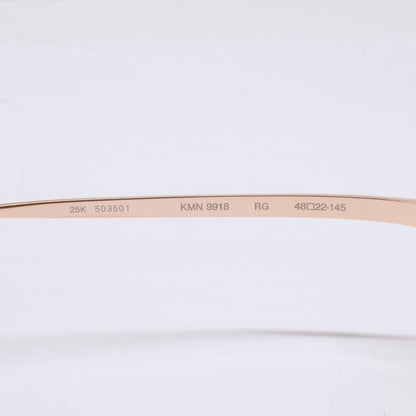 KameManNen カメマンネン 【美品】KMN9918 チタン オーバルシェイプ 眼鏡