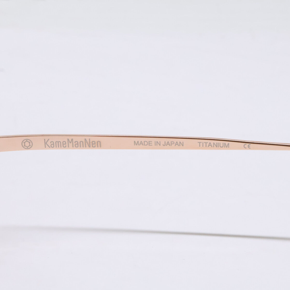 KameManNen カメマンネン 【美品】KMN9918 チタン オーバルシェイプ 眼鏡