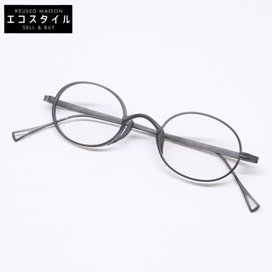 KameManNen カメマンネン 【美品】KMN9918 チタン オーバルシェイプ 眼鏡