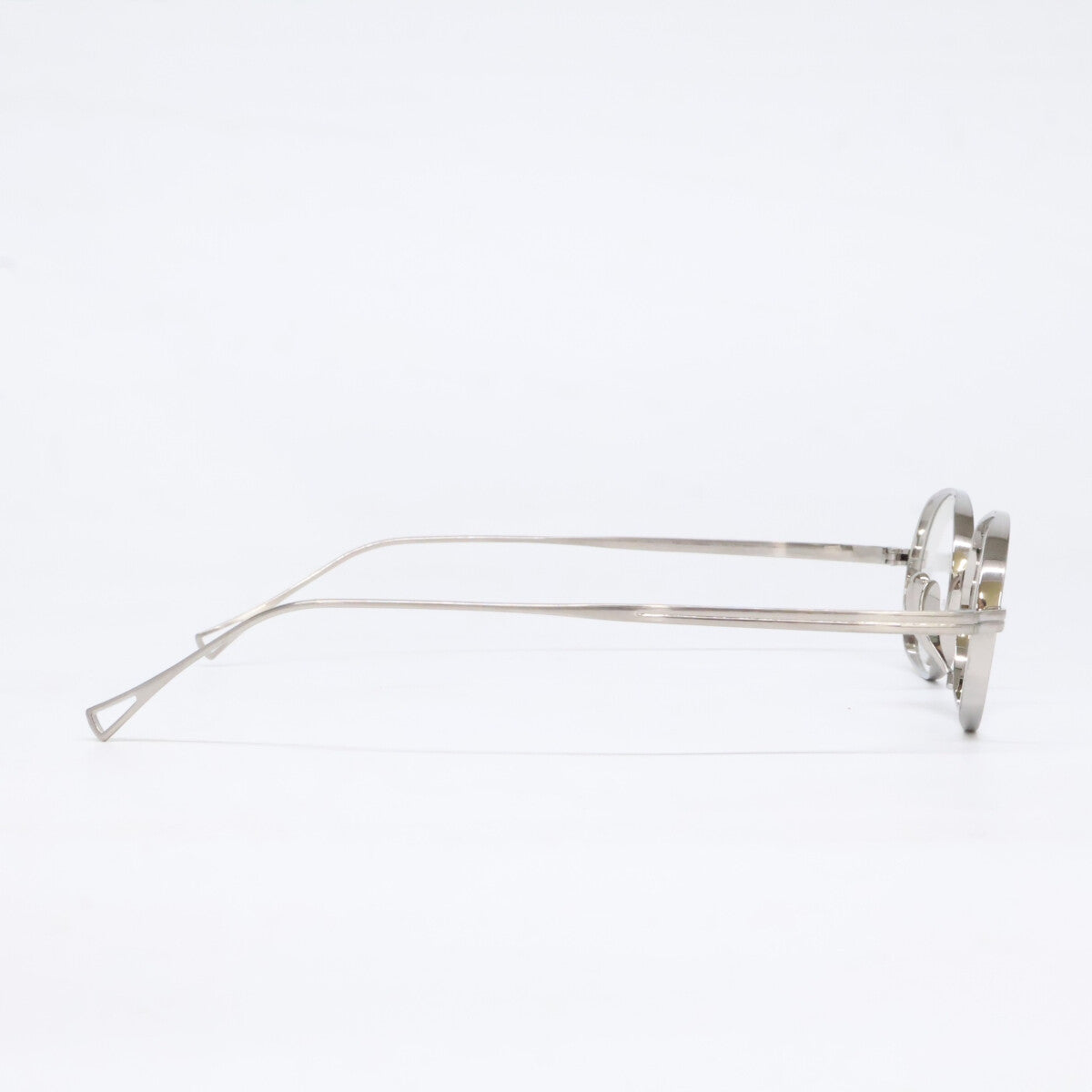 KameManNen カメマンネン 【美品】KMN9918 TSH TITANIUM デモレンズ オーバルシェイプ アイウェア 眼鏡