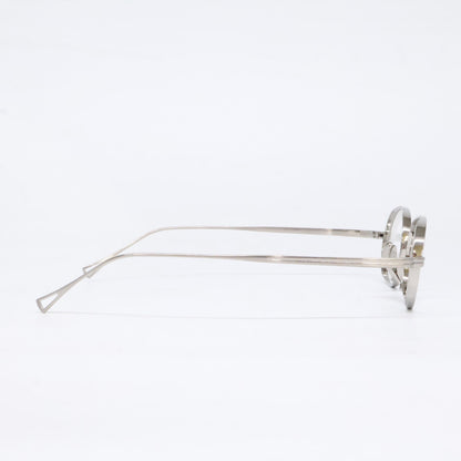 KameManNen カメマンネン 【美品】KMN9918 TSH TITANIUM デモレンズ オーバルシェイプ アイウェア 眼鏡