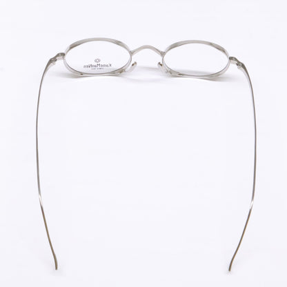 KameManNen カメマンネン 【美品】KMN9918 TSH TITANIUM デモレンズ オーバルシェイプ アイウェア 眼鏡