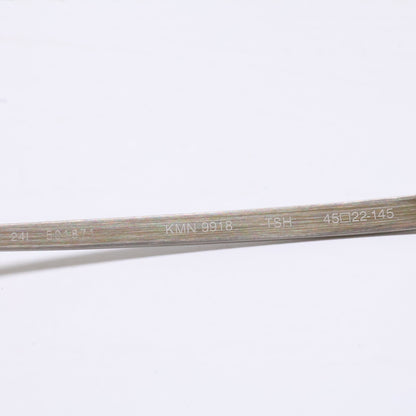 KameManNen カメマンネン 【美品】KMN9918 TSH TITANIUM デモレンズ オーバルシェイプ アイウェア 眼鏡
