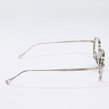 KameManNen カメマンネン 【美品】KMN114 チタン ワイド スクエアシェイプ 眼鏡