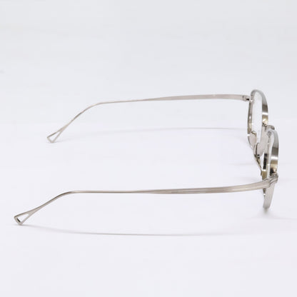 KameManNen カメマンネン 【美品】KMN114 チタン ワイド スクエアシェイプ 眼鏡