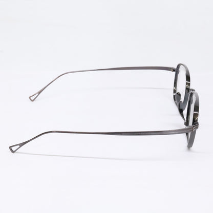 KameManNen カメマンネン 【美品】KMN114 チタン ワイド スクエアシェイプ 眼鏡