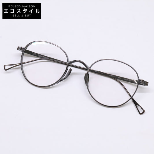 KameManNen カメマンネン 【美品】KMN113 チタン パント型シェイプ 眼鏡