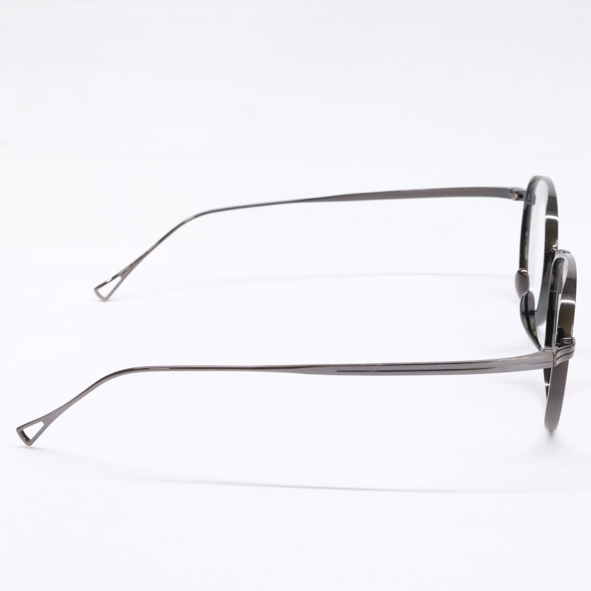 KameManNen カメマンネン 【美品】KMN113 チタン パント型シェイプ 眼鏡