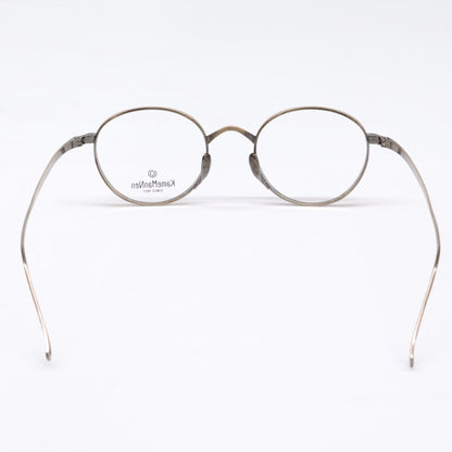 KameManNen カメマンネン 【美品】KMN113 チタン パント型シェイプ 眼鏡