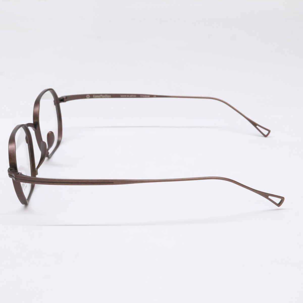 KameManNen カメマンネン 【美品】KMN9917 メタル ワイド オクタゴンシェイプ 眼鏡