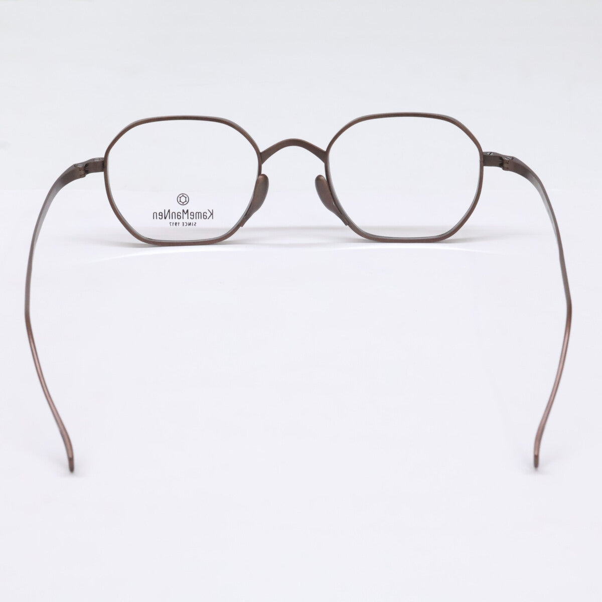 KameManNen カメマンネン 【美品】KMN9917 メタル ワイド オクタゴンシェイプ 眼鏡