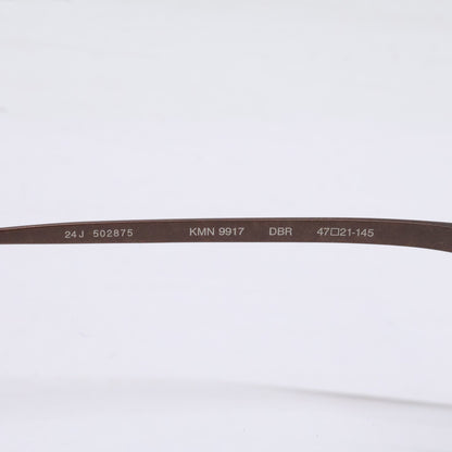 KameManNen カメマンネン 【美品】KMN9917 メタル ワイド オクタゴンシェイプ 眼鏡