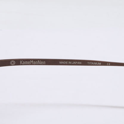 KameManNen カメマンネン 【美品】KMN9917 メタル ワイド オクタゴンシェイプ 眼鏡