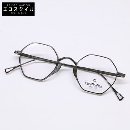 KameManNen カメマンネン 【美品】KMN152 チタン オクタゴンシェイプ 眼鏡