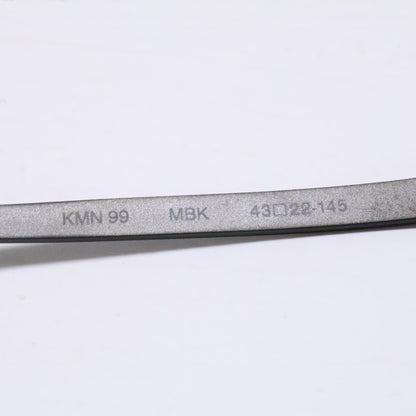 KameManNen カメマンネン 【美品】KMN-99 MBK TITANIUM デモレンズ ラウンドシェイプ アイウェア 眼鏡