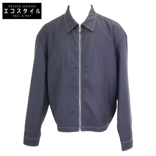 PRADA Prada [Officially sold in Japan] SGC196 Wool zip-up jacket with back triangle and white stitching