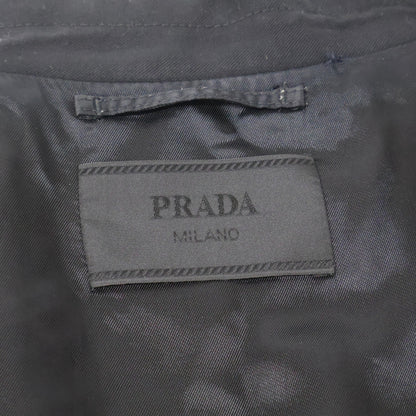 PRADA プラダ 【国内正規】SGC196 バックトライアングル ホワイトステッチ ウール ジップアップ ジャケット ジャケット