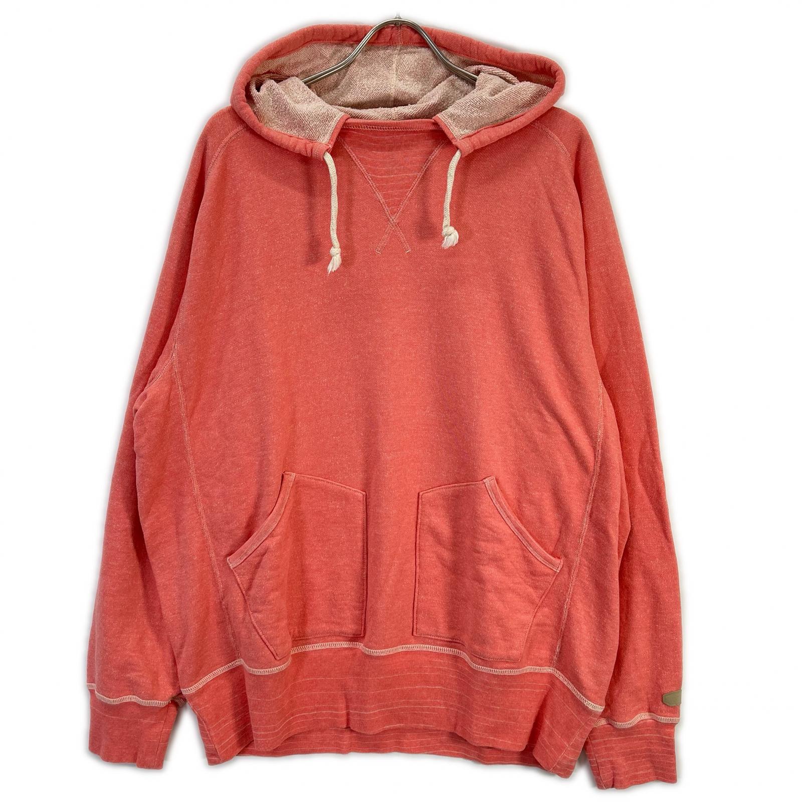 NICENESS ナイスネス 24SS NN-1702J13 ピンク シルクコットン 後付けフーディ プルオーバースウェット トップス